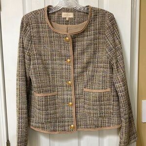Skies Are Blue tweed blazer. NWOT. Small